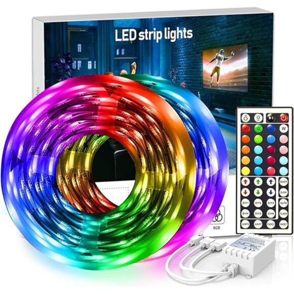 Led Strip Lights 32.8 ft RGB Color Changing Lights Strip for Bedroom, Desk - Picture 14 of 16